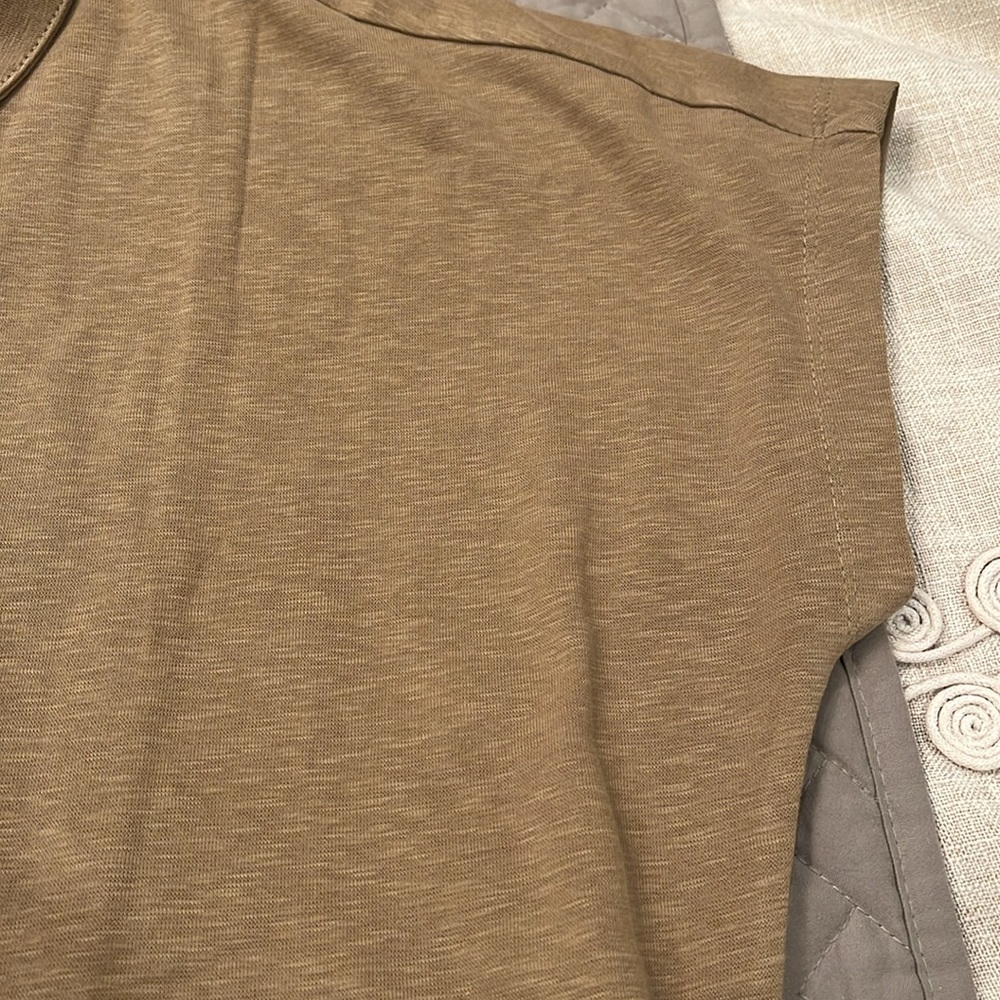 Banana Republic Whiskey COLLARED KNIT MINI DRESS/NWT/M - Picture 5 of 10